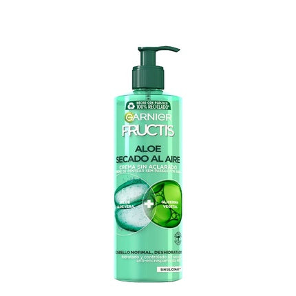 Cremă de păr fără clătire, Garnier Fructis Aloe Vera, 400 ml, Verde