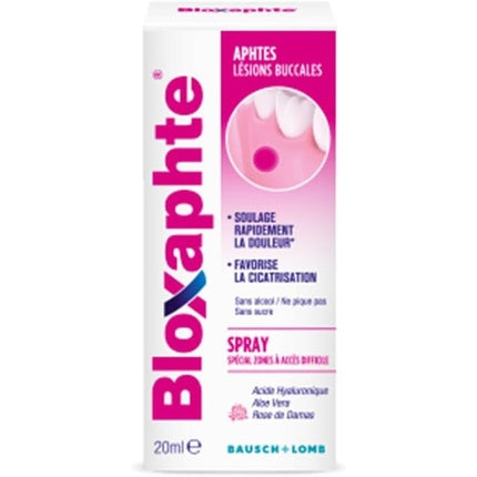Spray oral, Bausch & Lomb Bloxaphte, adult, 20 ml