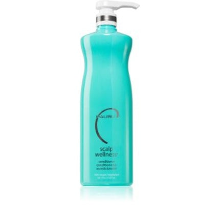 Conditioner Scalp Wellness, Malibu C, 1000 ml, ambalaj cu pompă, culoare turcoaz