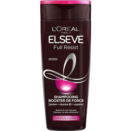 Șampon L'Oréal Paris Elseve Full Resist, booster de forță cu biotină, vitamina B5, arginină, 320 g