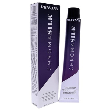 Cremă vopsea de păr Pravana ChromaSilk, Intense Ash Blonde, 7.11, unisex, 90ml
