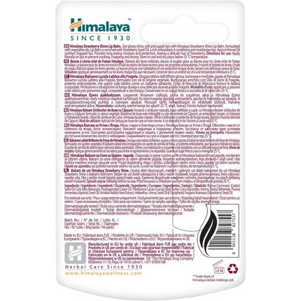 Balsam buze, Himalaya, Strawberry Shine, 4.5g