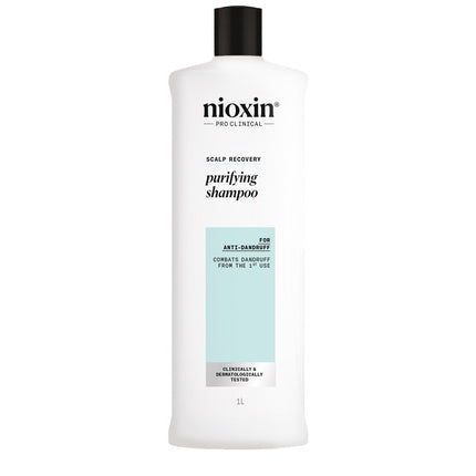 Șampon purificator antimătreață Nioxin Scalp Recovery, pentru scalp uscat și cu mâncărimi, 1 l