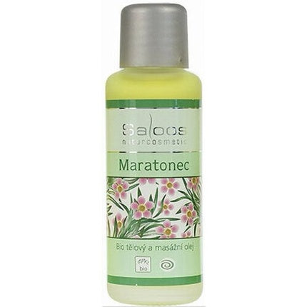 Saloos Maratonec Bio Body and Massage Oil, Corp și Masaj, Ulei Natural cu Busuioc și Măcriș