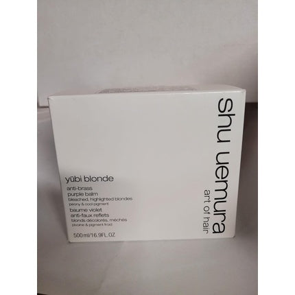 Masca pentru păr Shu Uemura Yubi Blonde Anti-Brass Purple Balm, alb, 500ml