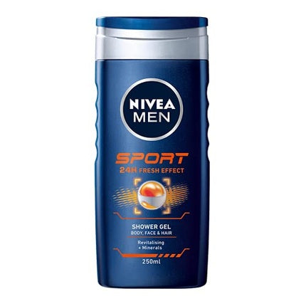 Gel de duș Nivea Men Sport, 250ml, efect proaspăt