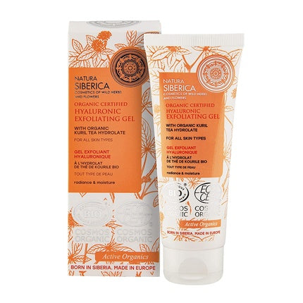 Gel peeling facial Natura Siberica, toate tipurile de ten, 75ml