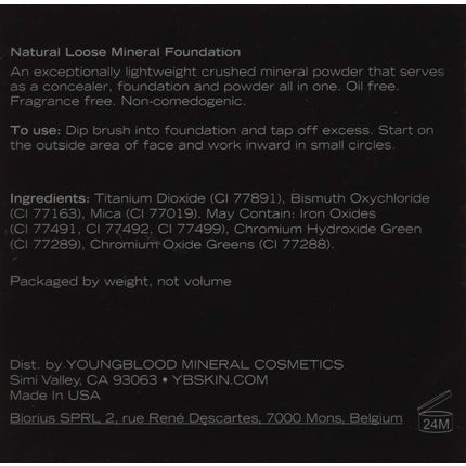 Pudră Minerală Loose Foundation Youngblood, Coffee