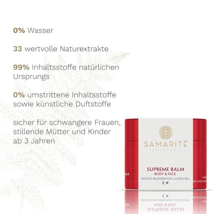 Balsam Corp & Față, Samarité, Supreme, roșu