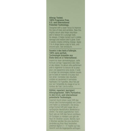 Ser anti-îmbătrânire Clinique, Repairwear Laser Focus, 30ml, alb