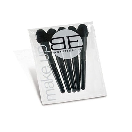 Aplicatoare pentru fard de pleoape, Beter, set 5 buc, negru