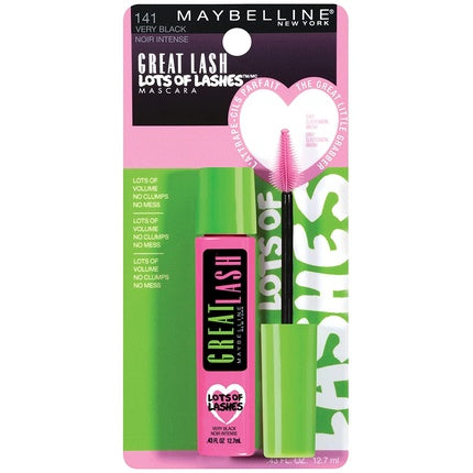 Mascara, Maybelline, Great Lash Lots of Lashes, negru intens
