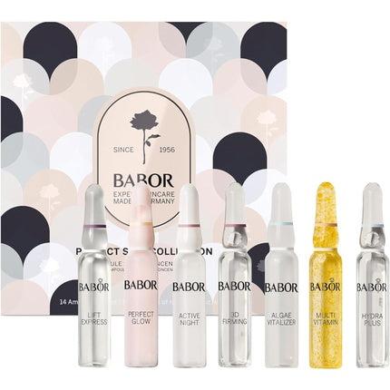 Set cadou ampoule BABOR, 14 zile tratament intensiv, regenerare umiditate, complex radiant