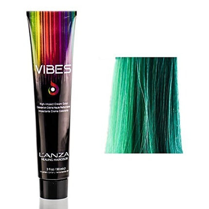 Sampon pentru Păr L'Anza Vibes Healing Haircolor Teal, Verde