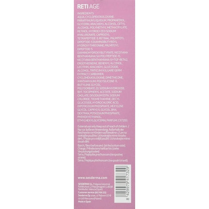 Cremă gel anti-îmbătrânire, Sesderma, Retiage, 50ml