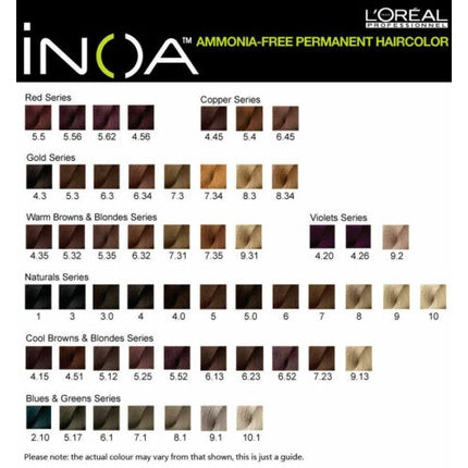 Vopsea de păr, L'Oréal, INOA, fără amoniac