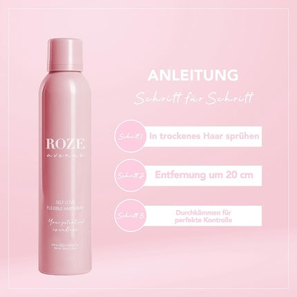 Hairspray Roze Avenue, Flexible Fixing Spray, 250ml