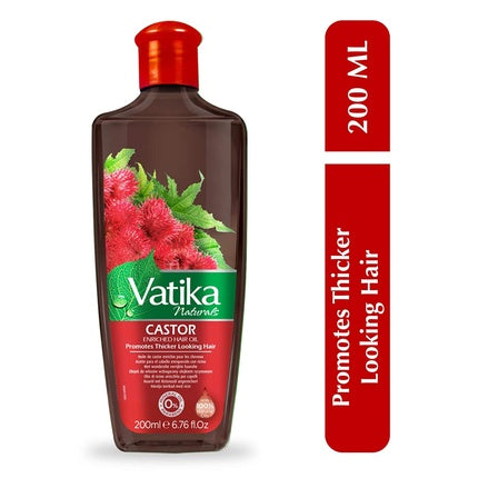 Ulei de păr, Vatika Naturals, cu ricin, 200 ml