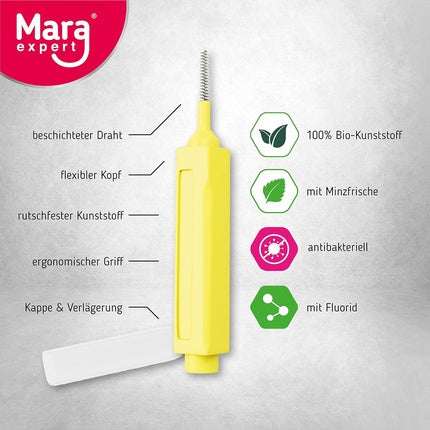 Perie Interdentală Mara Expert ISO 4 Galbenă, 8 bucăți
