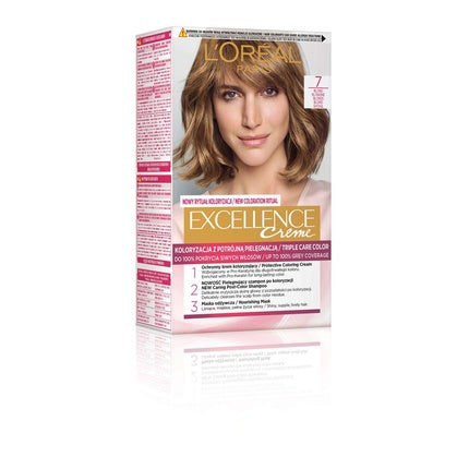Vopsea de păr, L'Oréal Paris, Excellence 7, Blond
