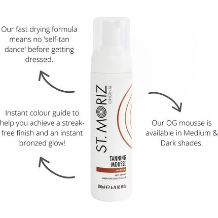 Mousse de bronzare instant St. Moriz, 200ml