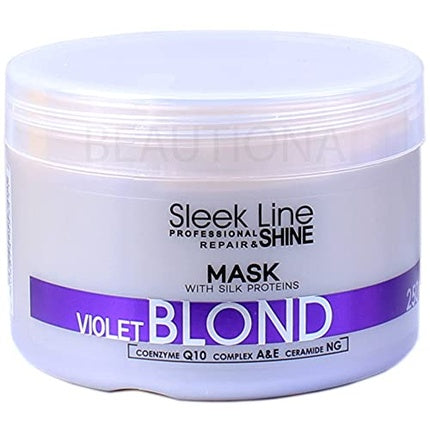 Mască de păr Stapiz Sleek Line Violet Blonde Pearl și Violet, 250ml