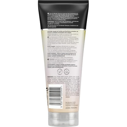 Șampon John Frieda Go Blonder pentru păr blond, 250 ml