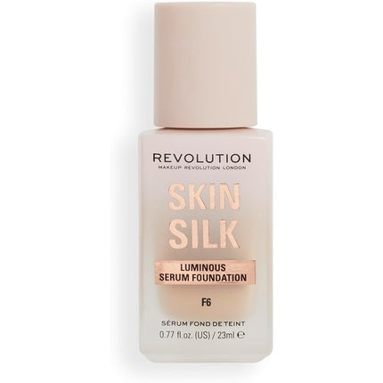 Fond de ten Makeup Revolution Skin Silk F6, 23ml, roz deschis