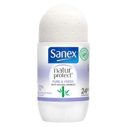 Sanex Natur Protect Pure & Fresh Deodorant Roller, alb, 50ml