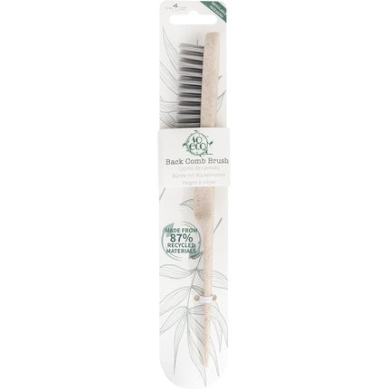 Pieptăn de coafat So Eco - Back Comb Brush, material biodegradabil, culoare alb crem
