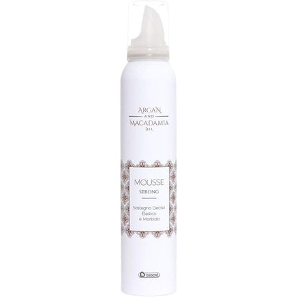 Mousse Biacrè cu ulei de argan și macadamia, fixare puternică, 200ml