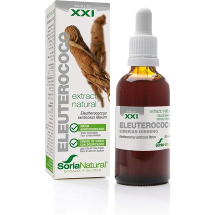 Extract natural, Soria Natural, Eleutherococcus, 50ml
