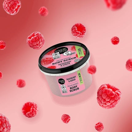 Scrub de corp, Organic Shop, zmeură, 250ml