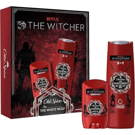 Set cadou, Old Spice The Witcher, deodorant stick și gel de duș bărbați