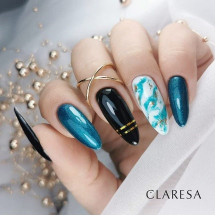Lac Unghii Gel Claresa, Galaxy Green UV, 5ml, Verde Turcoaz