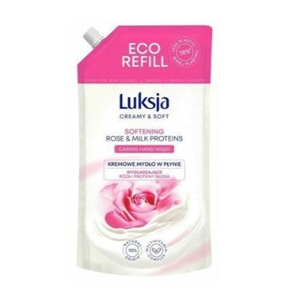 Mydărie lichidă Luksja Creamy & Soft cu proteine din lapte și trandafir, 900 ml