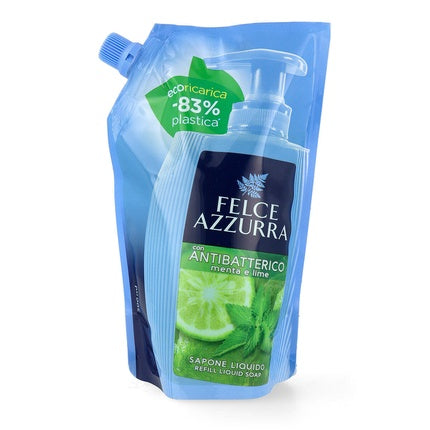 Săpun lichid, Paglieri, Felce Azzurra, antibacterian, mentă și lime, 500ml