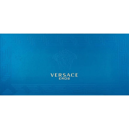 Set cadou parfum Versace Eros, miniatură 3 piese, 5ml + gel de duș 75ml