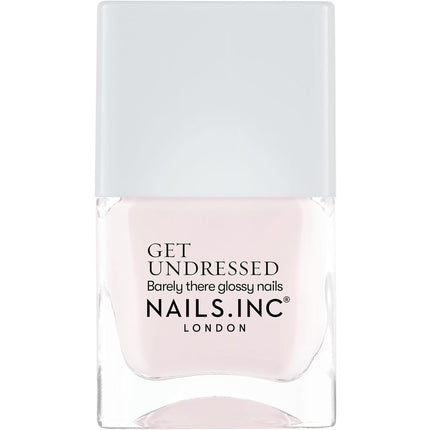 Lac de unghii, Nails Inc, Get Undressed, alb, 14ml