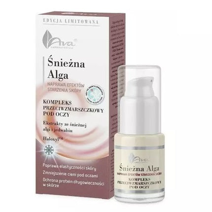Crema de ochi Ava Laboratorium cu alge din gheață, anti-îmbătrânire, 15ml