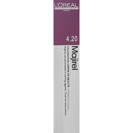 Vopsea de păr, L'Oréal Paris, Majirouge EU Absolu, 4.20, Burgundy Brown, 50ml