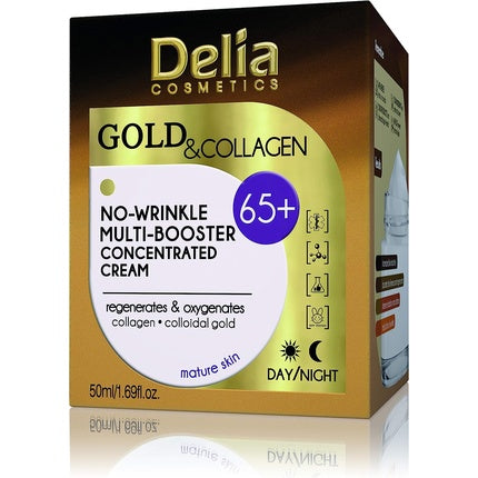 Cremă Delia Cosmetics, aur & colagen, anti-rid
