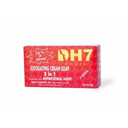 Săpun exfoliant 2 în 1 Dh7 cu ulei de morcov și Vitaclear, 250g