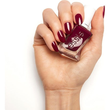 Lac de unghii Essie Gel Couture, Dark Burgundy Red, 13.5ml
