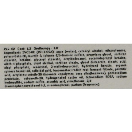 Vopsea de păr, Fanola, Oro Therapy Keratin, Negru