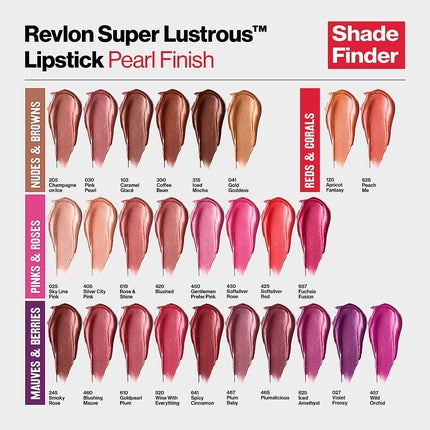 Ruj Revlon Super Lustrous Lipstick Pearl Finish, Pink Pearl, 39 g