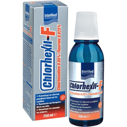 Soluție Orală de Clorhexil F, InterMed, 0.05% Clorhexidină + Fluorură, 250ml