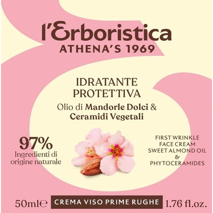 Cremă față, Erboristica, Sweet Almond, 50ml