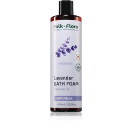 Folk & Flora Spumă de Baie cu Lavandă, Relaxare Profundă, 400 ml