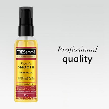 Ulei de păr TRESemmé Keratin Smooth Finishing Oil Treatment cu ulei de Marula, 75 ml